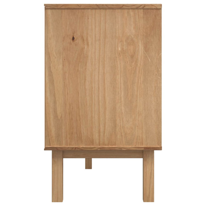 Servantă OTTA, maro și alb, 114x43x73,5 cm, lemn masiv de pin - WALTI WALTI