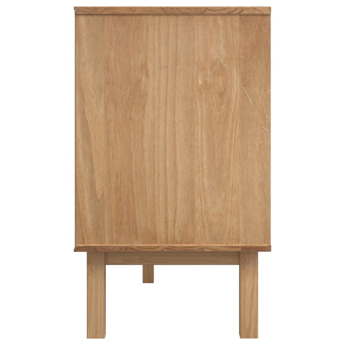 Servantă OTTA, maro și alb, 114x43x73,5 cm, lemn masiv de pin - WALTI WALTI