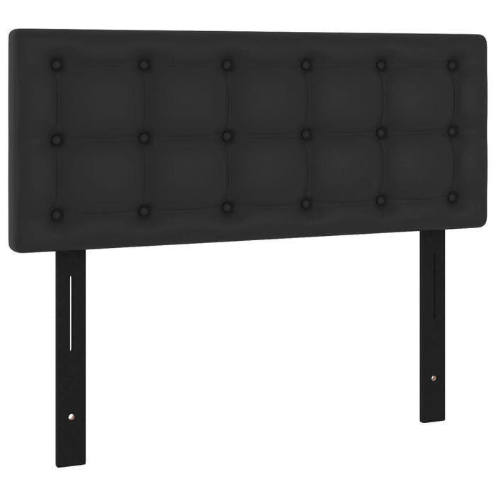 Tăblie de pat negru 100x5x78/88 cm piele artificială - WALTI WALTI