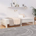 Pat de zi extensibil, alb, 2x(100x200) cm, lemn masiv de pin - WALTI WALTI