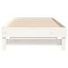 Pat de zi extensibil, alb, 2x(100x200) cm, lemn masiv de pin - WALTI WALTI
