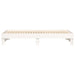 Pat de zi extensibil, alb, 2x(100x200) cm, lemn masiv de pin - WALTI WALTI