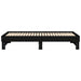 Pat de zi extensibil, negru, 2x(90x190) cm, lemn masiv de pin - WALTI WALTI