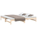 Pat de zi extensibil, 2x(80x200) cm, lemn masiv de pin - WALTI WALTI