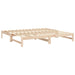 Pat de zi extensibil, 2x(80x200) cm, lemn masiv de pin - WALTI WALTI