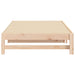 Pat de zi extensibil, 2x(80x200) cm, lemn masiv de pin - WALTI WALTI