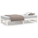 Pat de zi extensibil, alb, 2x(75x190) cm, lemn masiv de pin - WALTI WALTI