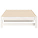 Pat de zi extensibil, alb, 2x(75x190) cm, lemn masiv de pin - WALTI WALTI