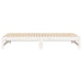 Pat de zi extensibil, alb, 2x(75x190) cm, lemn masiv de pin - WALTI WALTI