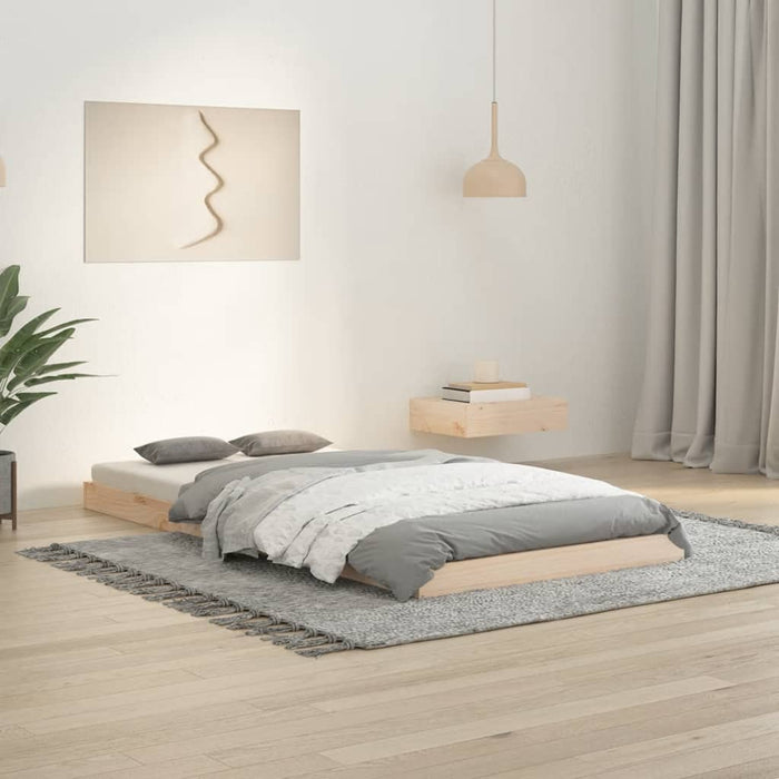 Cadru de pat, 90x190 cm, single, lemn masiv de pin WALTI