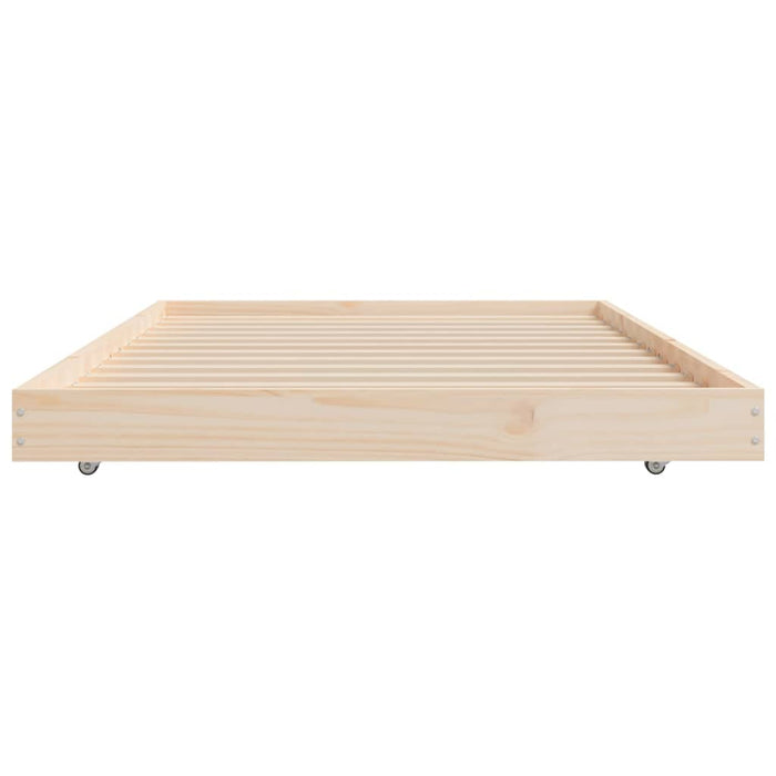 Cadru de pat fără saltea, 75x190 cm, lemn masiv de pin - WALTI WALTI