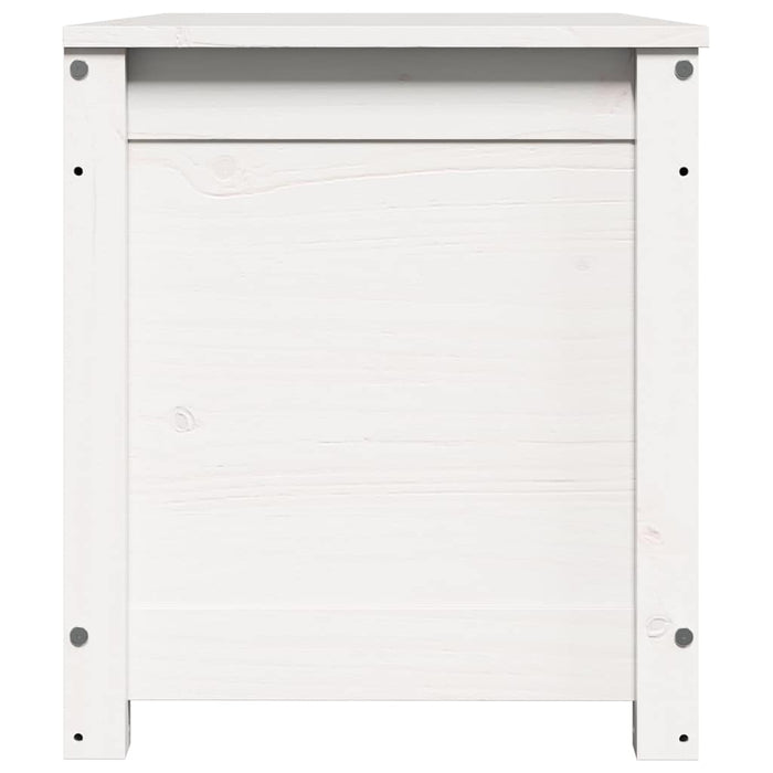 Cutie de depozitare, alb, 80x40x45,5 cm, lemn masiv de pin - WALTI WALTI