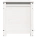 Cutie de depozitare, alb, 80x40x45,5 cm, lemn masiv de pin - WALTI WALTI