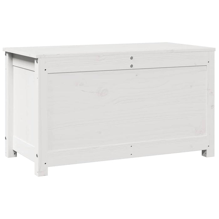 Cutie de depozitare, alb, 80x40x45,5 cm, lemn masiv de pin - WALTI WALTI