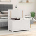 Cutie de depozitare, alb, 80x40x45,5 cm, lemn masiv de pin - WALTI WALTI