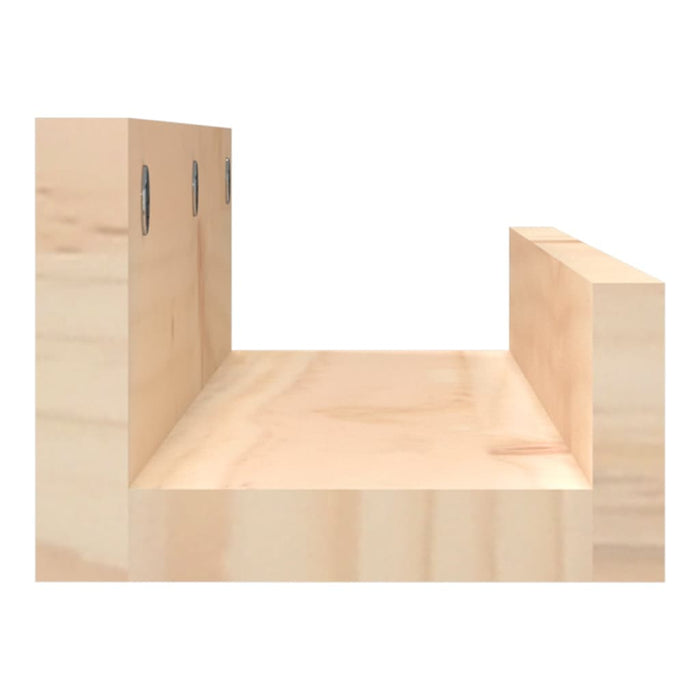Rafturi de perete, 2 buc., 50x12x9 cm, lemn masiv de pin - WALTI WALTI
