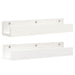 Rafturi de perete, 2 buc., alb, 50x12x9 cm, lemn masiv de pin - WALTI WALTI