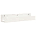 Rafturi de perete, 2 buc., alb, 50x12x9 cm, lemn masiv de pin - WALTI WALTI