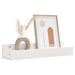 Rafturi de perete, 2 buc., alb, 50x12x9 cm, lemn masiv de pin - WALTI WALTI
