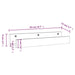 Rafturi de perete, 2 buc., alb, 50x12x9 cm, lemn masiv de pin - WALTI WALTI