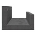 Rafturi de perete, 2 buc., gri, 50x12x9 cm, lemn masiv de pin - WALTI WALTI