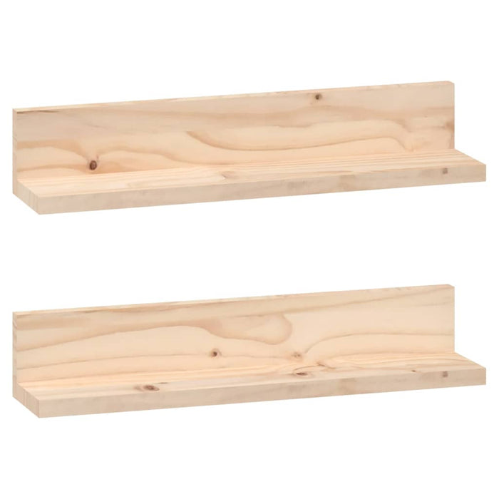 Rafturi de perete, 2 buc., 50x11x9 cm, lemn masiv de pin - WALTI WALTI