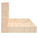 Rafturi de perete, 2 buc., 50x11x9 cm, lemn masiv de pin - WALTI WALTI