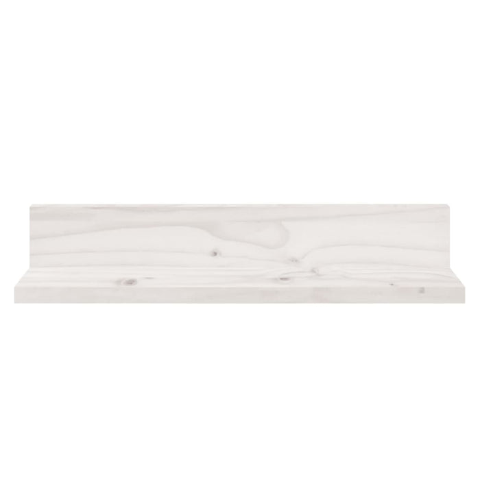 Rafturi de perete, 2 buc., alb, 50x11x9 cm, lemn masiv de pin - WALTI WALTI