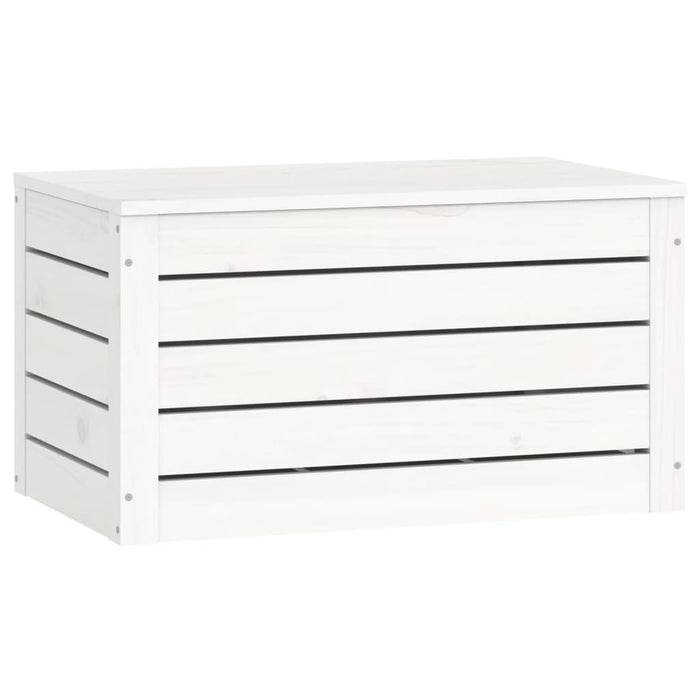 Cutie de depozitare, alb, 59,5x36,5x33 cm, lemn masiv de pin - WALTI WALTI