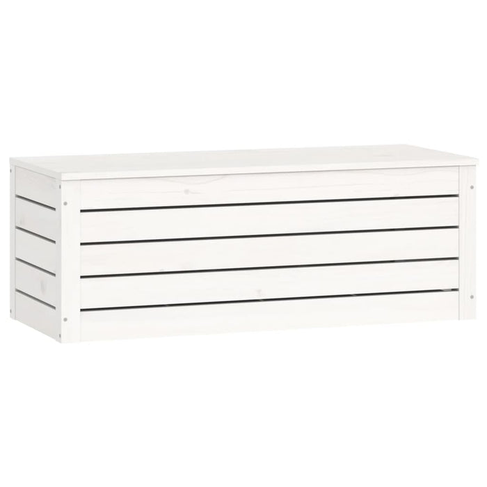 Cutie de depozitare, alb, 89x36,5x33 cm, lemn masiv de pin - WALTI WALTI
