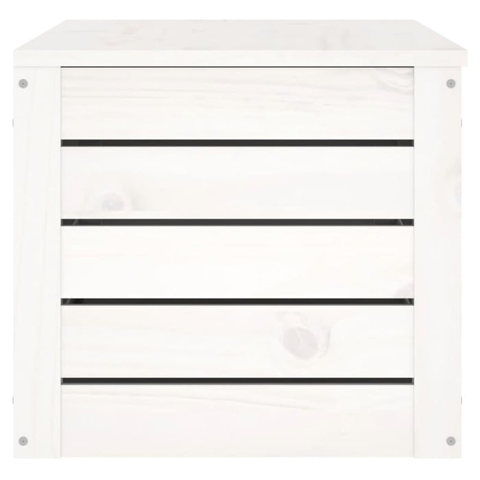 Cutie de depozitare, alb, 89x36,5x33 cm, lemn masiv de pin - WALTI WALTI