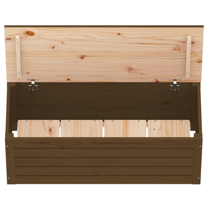 Cutie de depozitare, maro miere, 89x36,5x33 cm lemn masiv pin - WALTI WALTI