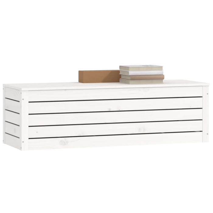 Cutie de depozitare, alb, 109x36,5x33 cm, lemn masiv de pin - WALTI WALTI
