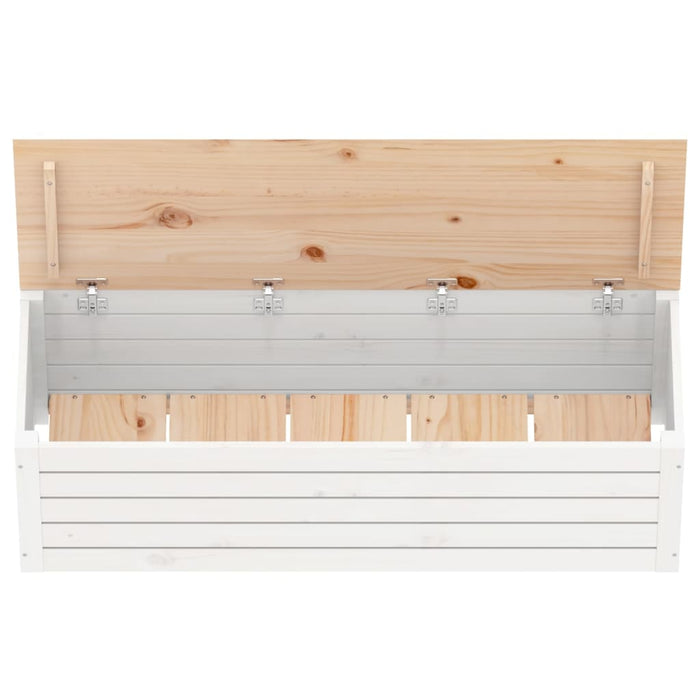 Cutie de depozitare, alb, 109x36,5x33 cm, lemn masiv de pin - WALTI WALTI