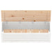 Cutie de depozitare, alb, 109x36,5x33 cm, lemn masiv de pin - WALTI WALTI