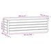 Cutie de depozitare, alb, 109x36,5x33 cm, lemn masiv de pin - WALTI WALTI