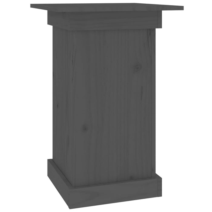 Suport pentru flori, gri, 40x40x60 cm, lemn masiv de pin - WALTI WALTI