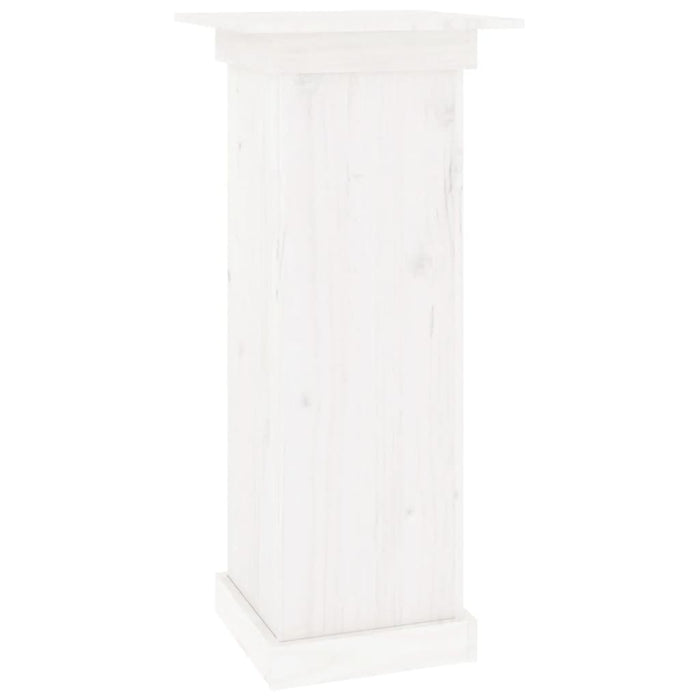 Suport pentru flori, alb, 40x40x90 cm, lemn masiv de pin - WALTI WALTI