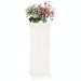 Suport pentru flori, alb, 40x40x90 cm, lemn masiv de pin - WALTI WALTI