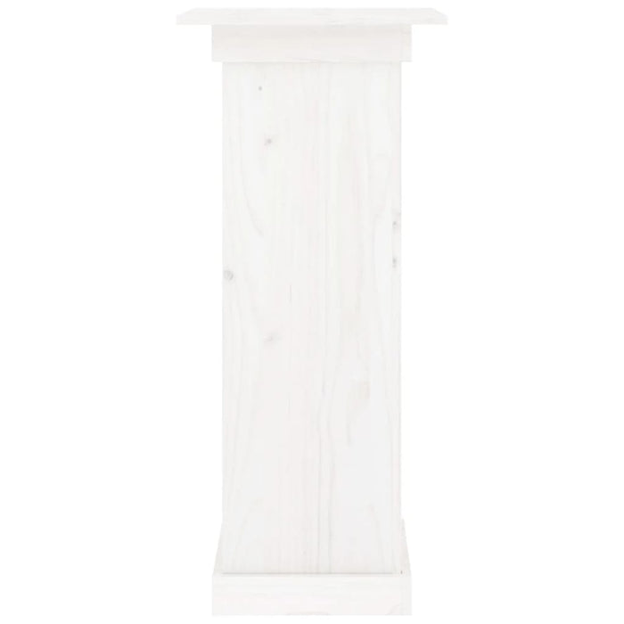 Suport pentru flori, alb, 40x40x90 cm, lemn masiv de pin - WALTI WALTI