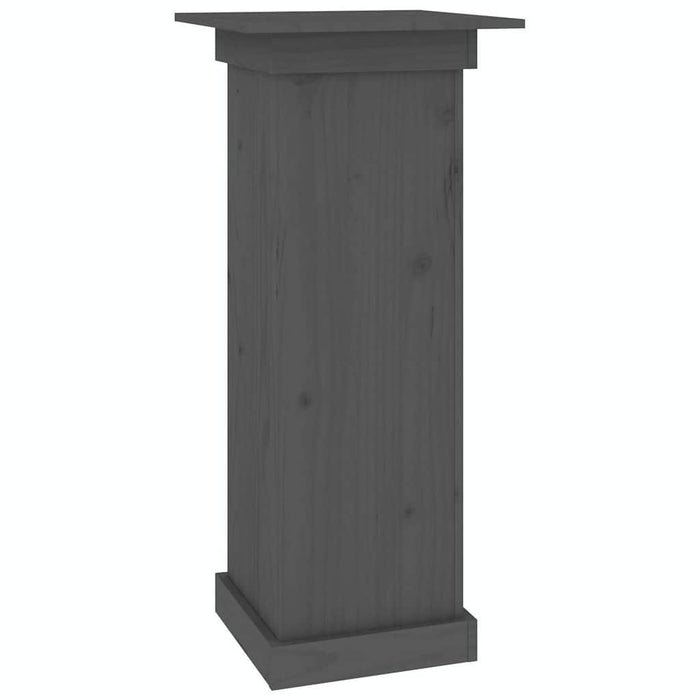 Suport pentru flori, gri, 40x40x90 cm, lemn masiv de pin WALTI