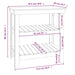 Banc de lucru, 78,5x50x80 cm, lemn masiv pin - WALTI WALTI