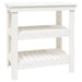 Banc de lucru, alb, 78,5x50x80 cm, lemn masiv pin - WALTI WALTI