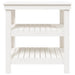 Banc de lucru, alb, 78,5x50x80 cm, lemn masiv pin - WALTI WALTI