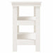 Banc de lucru, alb, 78,5x50x80 cm, lemn masiv pin - WALTI WALTI