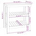 Banc de lucru, alb, 78,5x50x80 cm, lemn masiv pin - WALTI WALTI