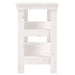 Banc de lucru, alb, 110,5x50x80 cm, lemn masiv pin - WALTI WALTI