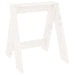Scaune, 2 buc., alb, 40x40x45 cm, lemn masiv de pin - WALTI WALTI