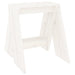 Scaune, 2 buc., alb, 40x40x45 cm, lemn masiv de pin - WALTI WALTI