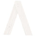 Scaune, 2 buc., alb, 40x40x45 cm, lemn masiv de pin - WALTI WALTI